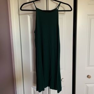 Dark Green Flowy Dress